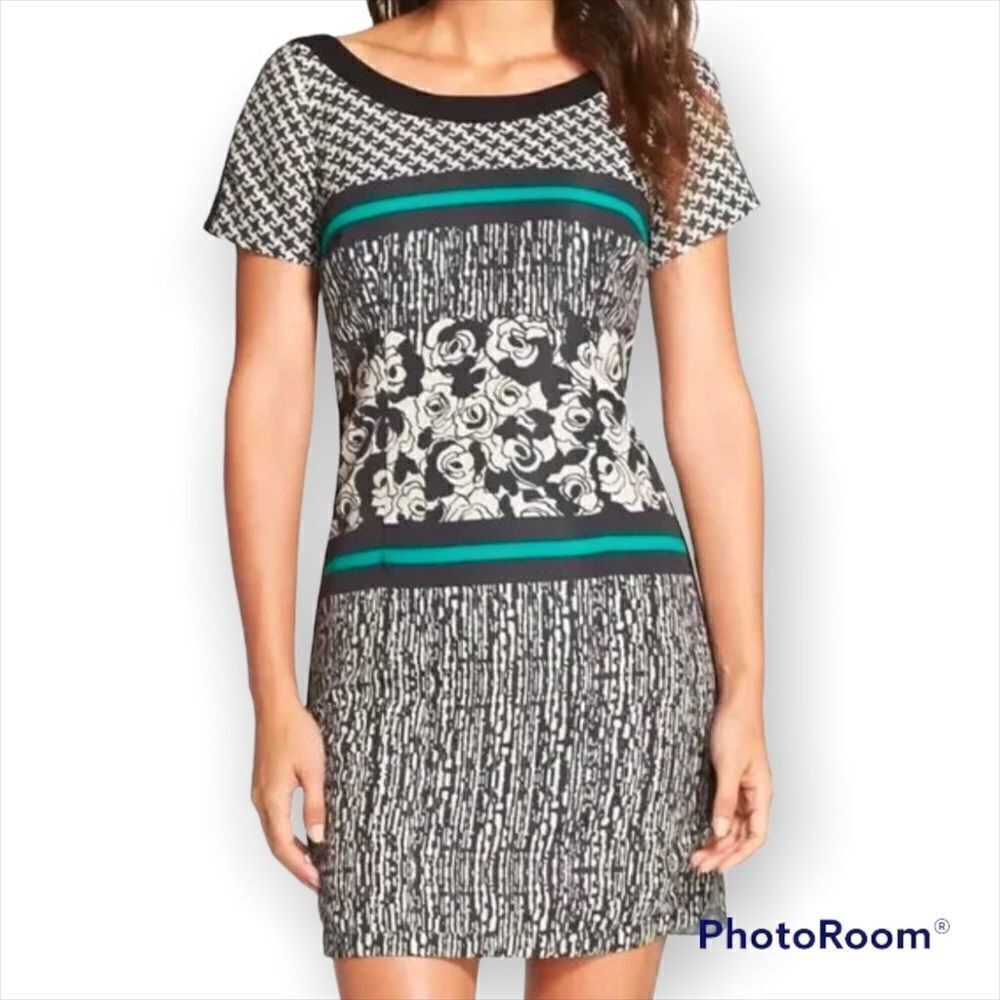 Anthropologie Plenty By Tracy Reese  Francesca Print Faille shift dress